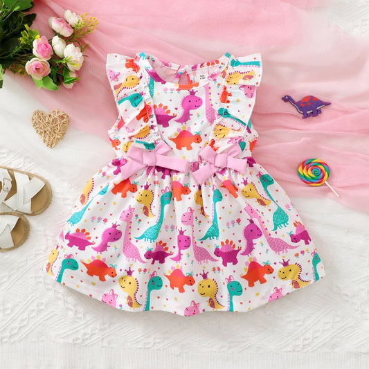 Colorful Dinosaur Dress