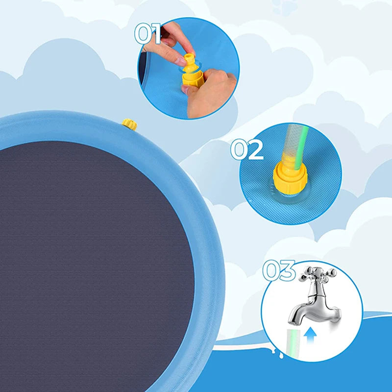 Water Play Mat Splash Pad