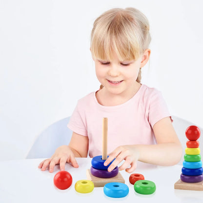 Baby Wooden Stacking Ring Toy
