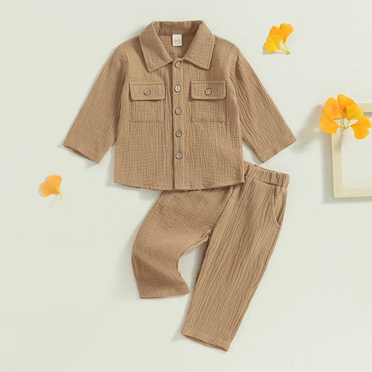 Linen Button Down Shirt and Pants