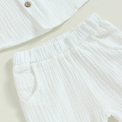 Linen Button Down Shirt and Pants