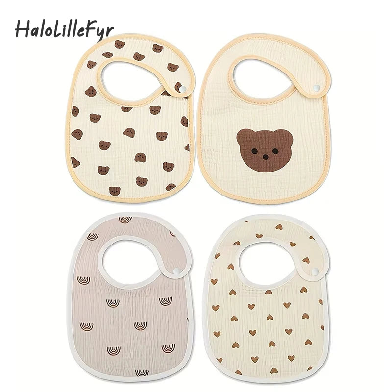 2 Piece Baby Cotton Bibs
