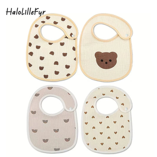2 Piece Baby Cotton Bibs
