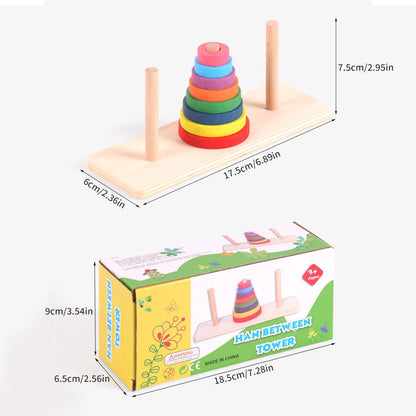 Baby Wooden Stacking Ring Toy