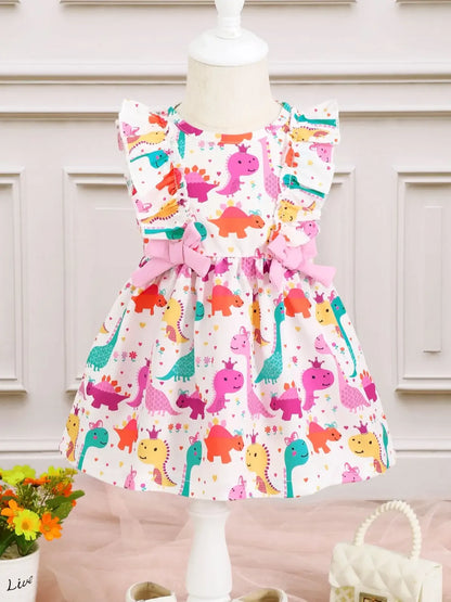 Colorful Dinosaur Dress