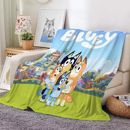 Bluey Family Blanket