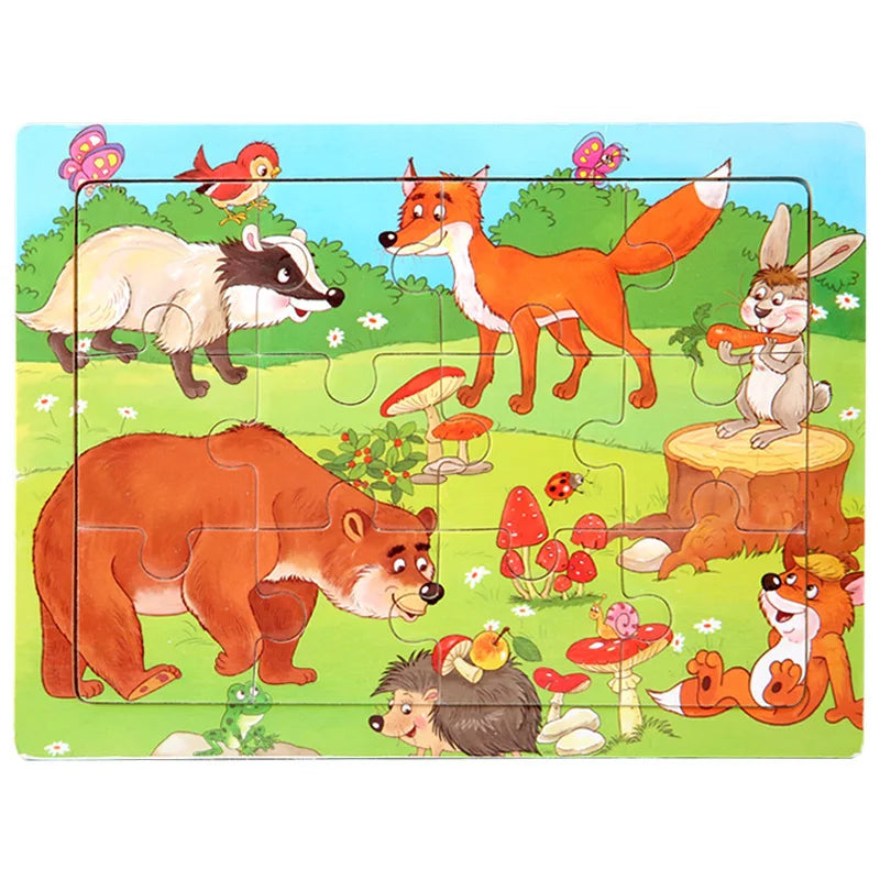 12piece Wooden Jigsaw Puzzle