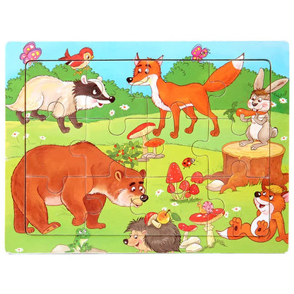 12piece Wooden Jigsaw Puzzle