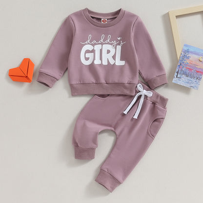 Daddy's Girl Sweatshirt with Sweatpants