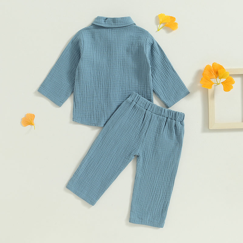 Linen Button Down Shirt and Pants