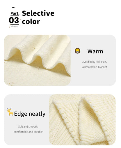 Cotton Knit Baby Blanket