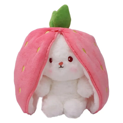 Strawberry/Carrot Bunny Stuffed Animal