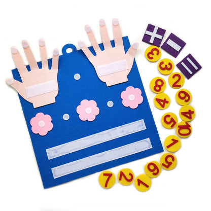 Felt Fingers Educational Counting Toy