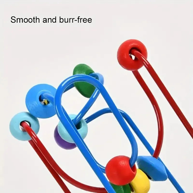 Colorful Wooden Roller Coaster Toy