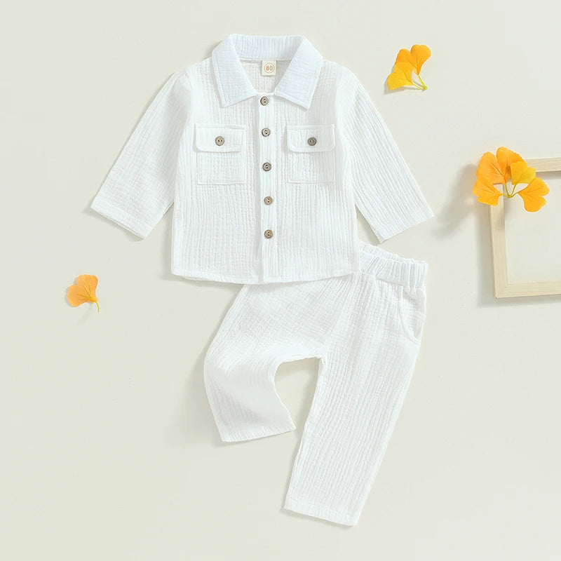 Linen Button Down Shirt and Pants