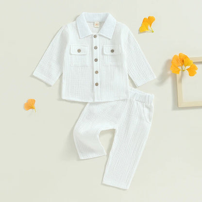 Linen Button Down Shirt and Pants