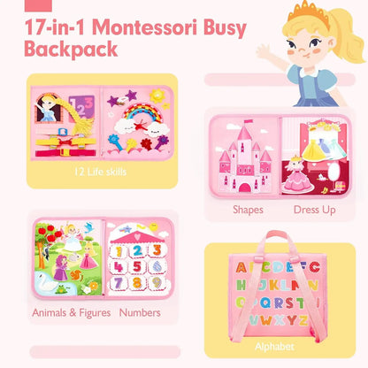 Busy Board Travel Backpack