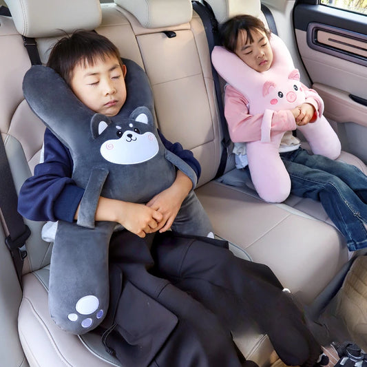 Auto Safety Kids Neck Pillow Cartoon Animals