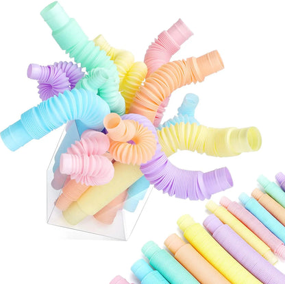 Mini Pop Tube Sensory Toys 4pc Set