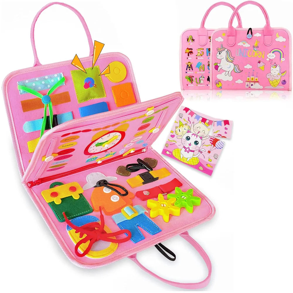 Busy Board Travel Backpack