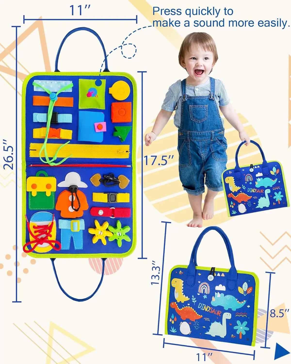 Busy Board Travel Backpack