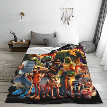 Italian Brainrot Soft Blanket