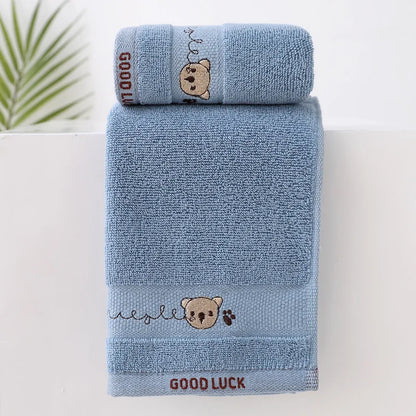 Baby Towels Bear Face
