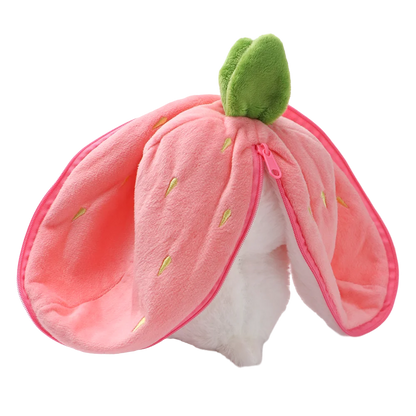 Strawberry/Carrot Bunny Stuffed Animal