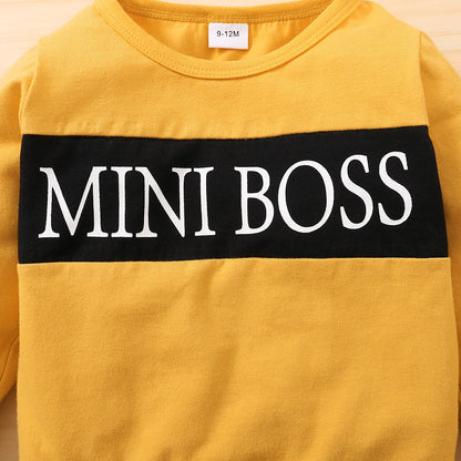 Mini Boss Sweatshirt and Sweatpants