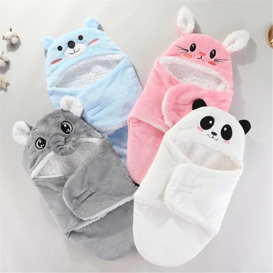 Soft Flannel Winter Baby Swaddle