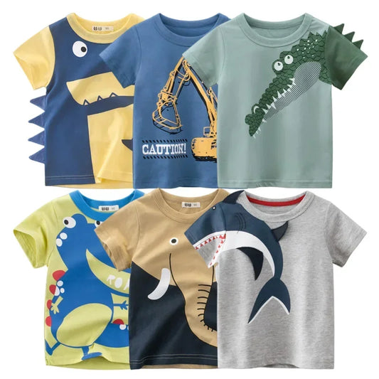 Children's 3D Cartoon T-Shirt
