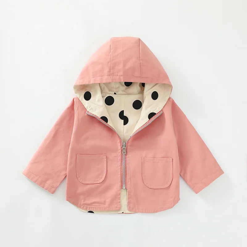 Polka Dot Double-sided Jacket