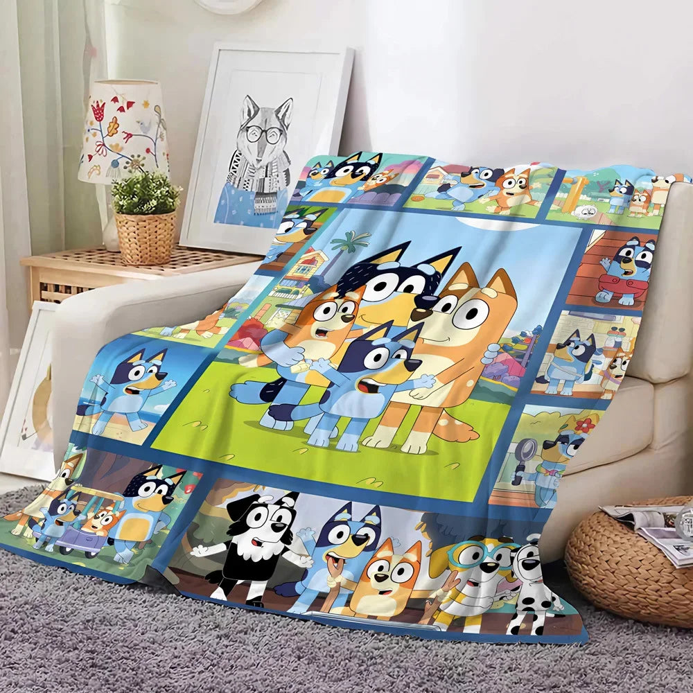 Bluey Family Blanket