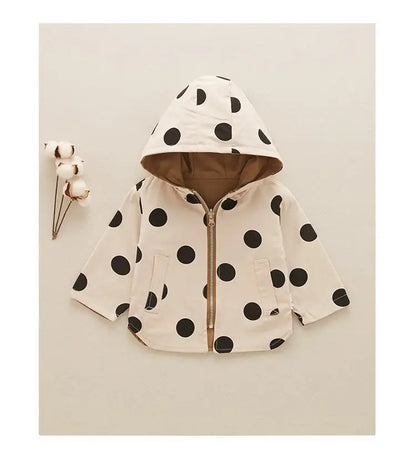 Polka Dot Double-sided Jacket