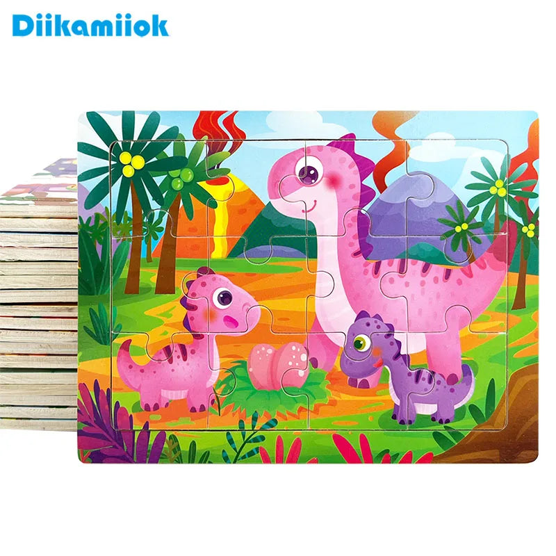12piece Wooden Jigsaw Puzzle