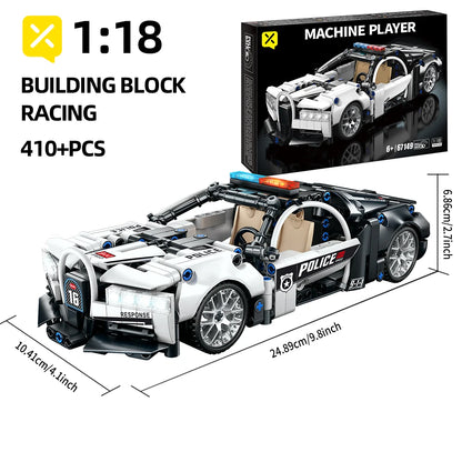 Police Car Building Blocks