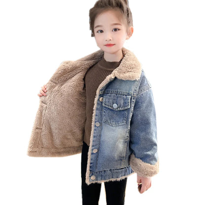 Fur Lined Winter Demin Jacket