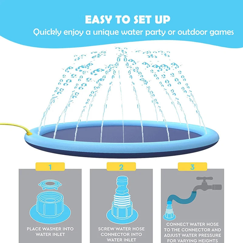 Water Play Mat Splash Pad