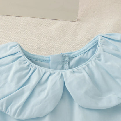 Pink/Blue Dress with Bow
