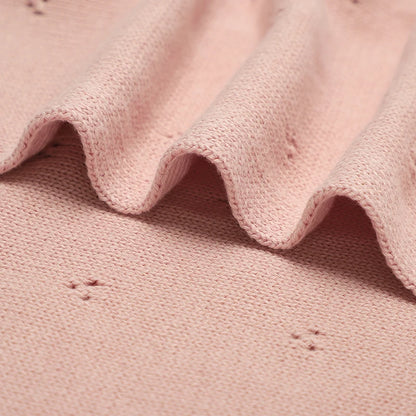 Cotton Knit Baby Blanket