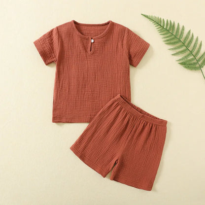 Short Sleeve with Shorts Pajama Set