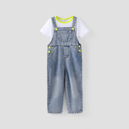 Dinosaur Shirt with Overalls