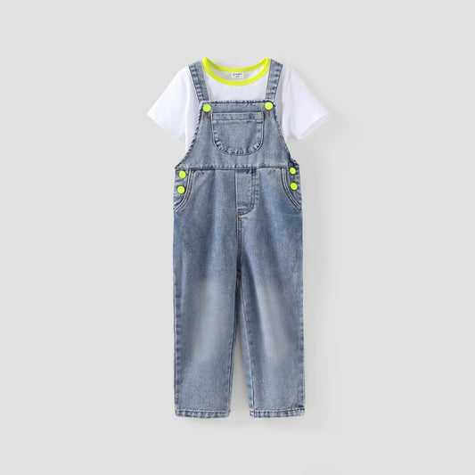 Dinosaur Shirt with Overalls