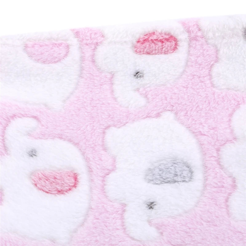 Cartoon Baby Blanket Cute Elephant