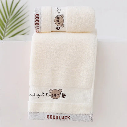 Baby Towels Bear Face