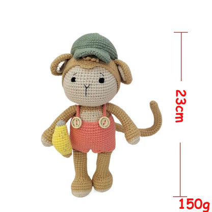 Crocheted Monkey/Rabbit Decor Stuffed Animal