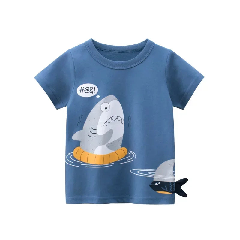 Children's 3D Cartoon T-Shirt