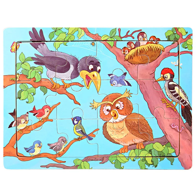 12piece Wooden Jigsaw Puzzle