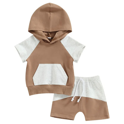 Boys Hoodie and Shorts Set
