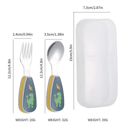 Dinosaur Spoon and Fork Utensils